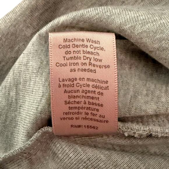 NEW Cinq a Sept Sabine Top Smocked Corset Waist Heather Gray - Size Small - Picture 6 of 8